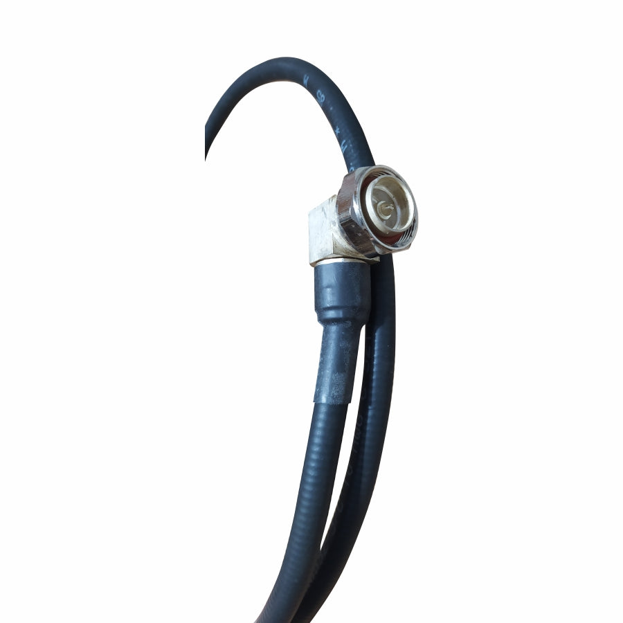 Jumper 1/2" SuperFlex N Male Right Angle x DIN 7/16 Male Right Angle – 2 Meters