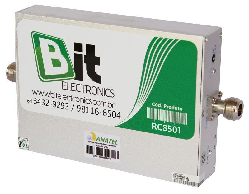 Repetidor de Sinal de Celular 850 MHz 60 dB - 100mW